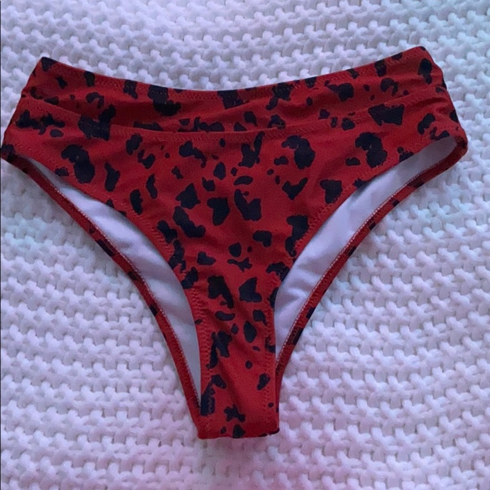 high waist shein bikini bottoms